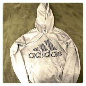Men’s Gray Adidas Hoodie
